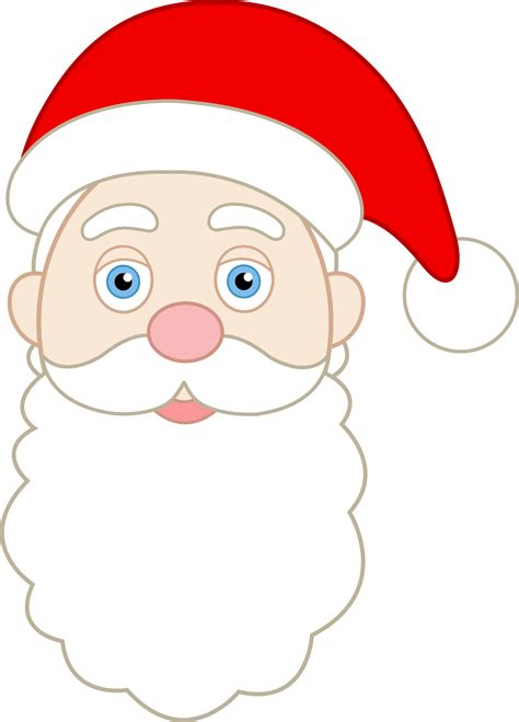 Santa Claus Face Printable